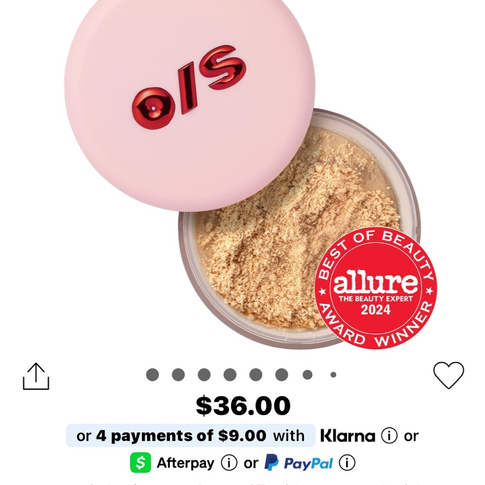 ONE/SIZE Loose Setting Powder - Tan